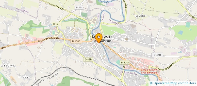 localisation de l'entreprise 750 541 633   LE PONT-DE-BEAUVOISIN