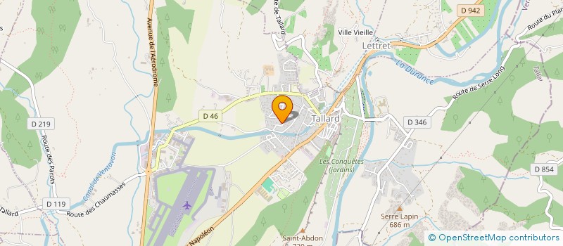 localisation de l'entreprise 750 543 183   TALLARD