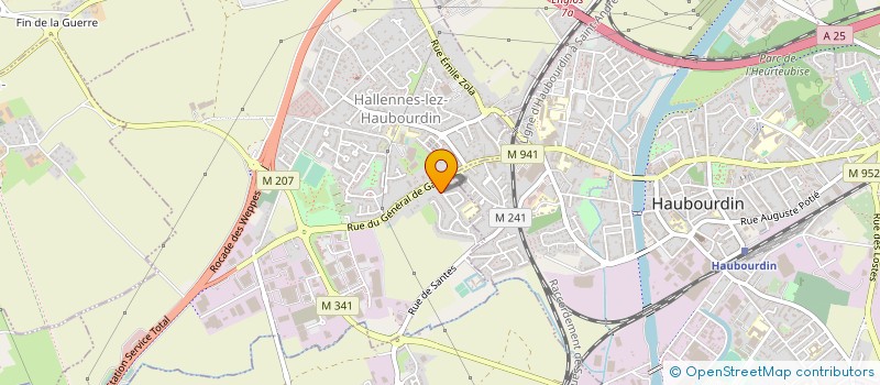 localisation de l'entreprise 750 556 318   HAUBOURDIN