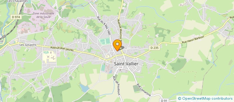 localisation de l'entreprise 750 568 099   SAINT-VALLIER