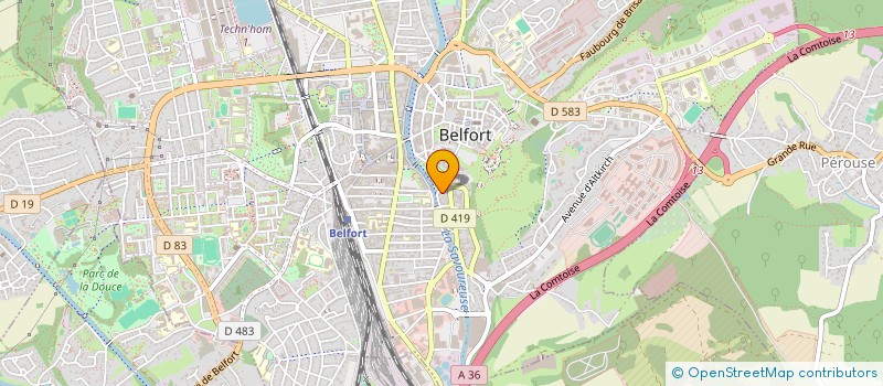 localisation de l'entreprise 750 598 435 à BELFORT