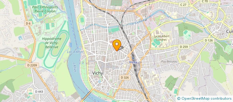 localisation de l'entreprise 750 609 513   VICHY