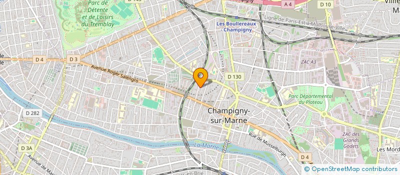 localisation de l'entreprise 750 616 526  à CHAMPIGNY-SUR-MARNE