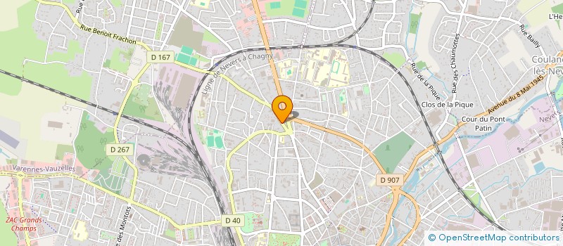 localisation de l'entreprise 750 631 939   NEVERS