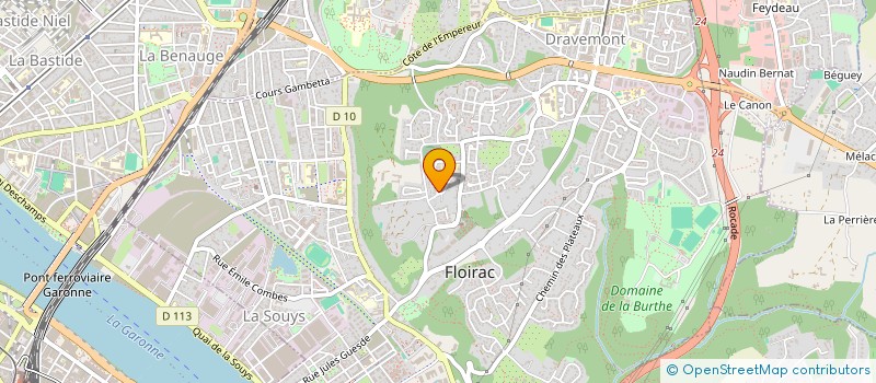 localisation de l'entreprise 750 655 821   FLOIRAC