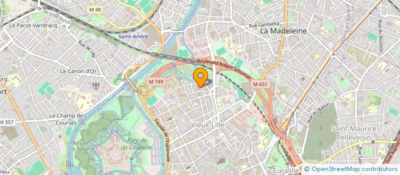 localisation de l'entreprise 750 658 882   LILLE