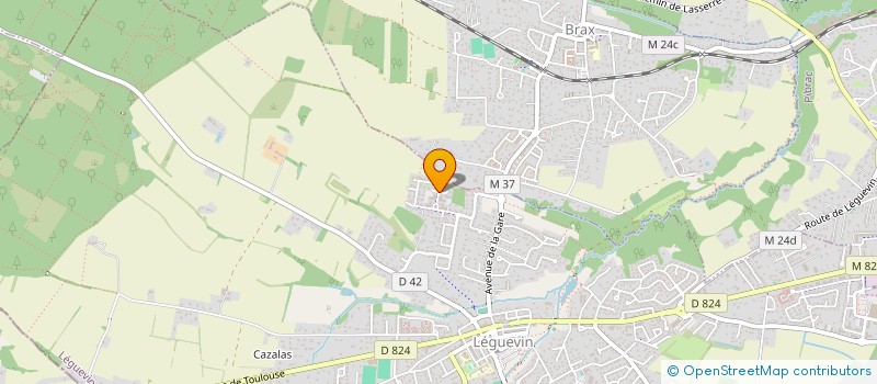 localisation de l'entreprise 750 669 533   CLERMONT-POUYGUILLES