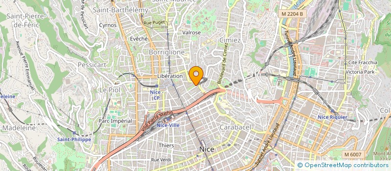 localisation de l'entreprise 750 669 566   NICE