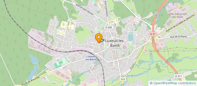 localisation de l'entreprise 750 684 433   LUXEUIL-LES-BAINS