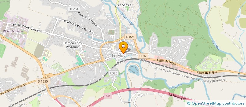 localisation de l'entreprise 750 699 209 à SAINTE-MAXIME