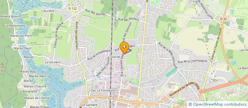 localisation de l'entreprise 750 700 353   LES SABLES D'OLONNE