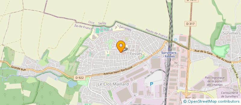 localisation de l'entreprise 750 732 398   FOSSES