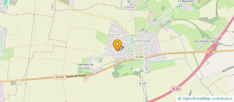 localisation de l'entreprise 750 765 810   SANNERVILLE