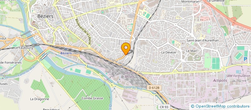 localisation de l'entreprise 750 766 610   BEZIERS