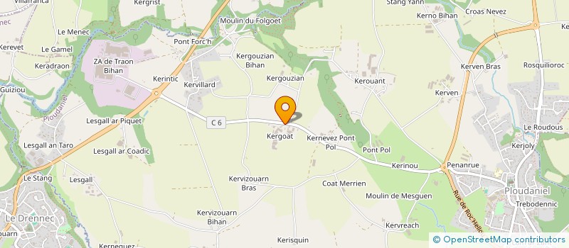 localisation de l'entreprise 750 787 962   PLOUDANIEL