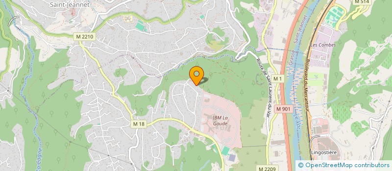 localisation de l'entreprise 750 815 375   LA GAUDE