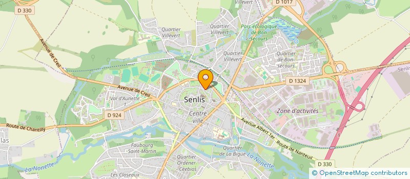 localisation de l'entreprise 750 913 089   SENLIS