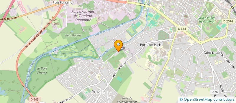 localisation de l'entreprise 750 934 887 à GAILLON