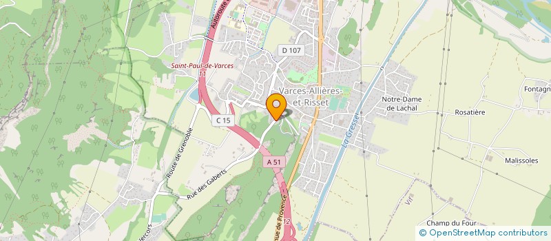 localisation de l'entreprise 750 971 160  à GRENOBLE