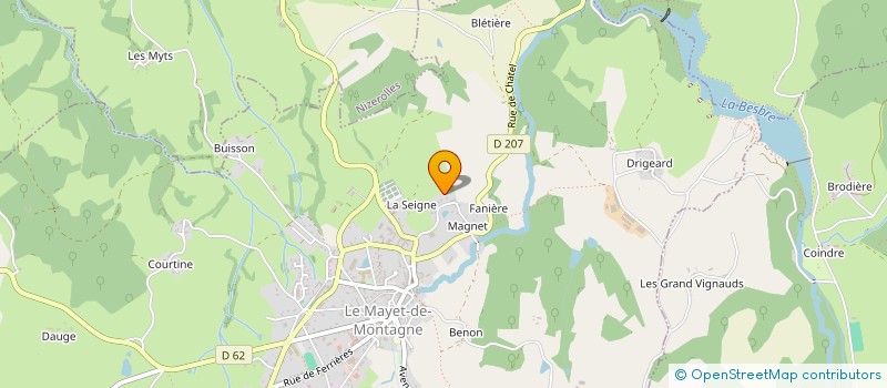 localisation de l'entreprise 750 998 460 à LE MAYET-DE-MONTAGNE