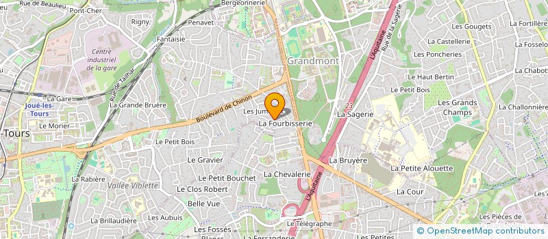 localisation de l'entreprise 751 050 790   JOUE-LES-TOURS