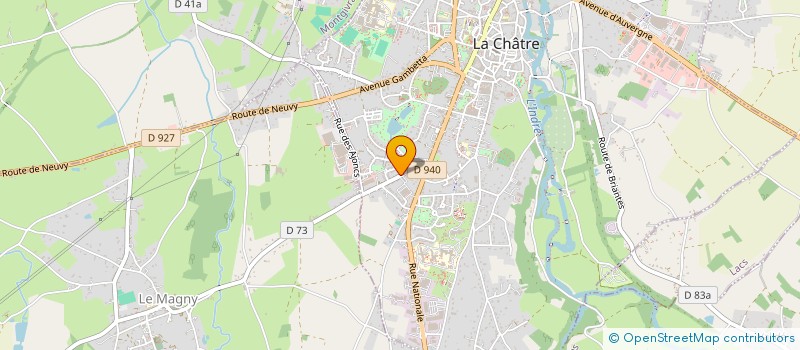 localisation de l'entreprise 751 058 157 à LA CHATRE