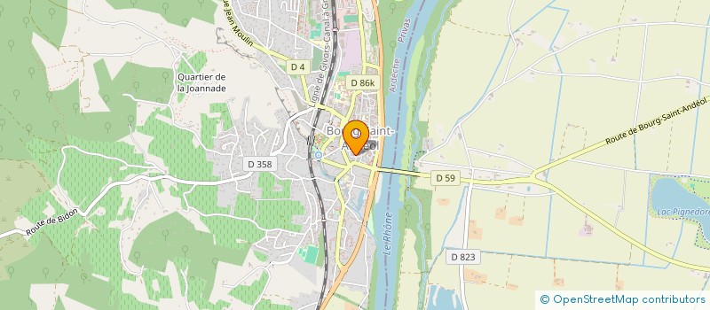 localisation de l'entreprise 751 073 891   BOURG-SAINT-ANDEOL