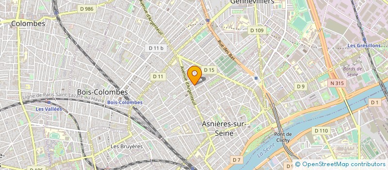 localisation de l'entreprise 751 104 910   ASNIERES-SUR-SEINE