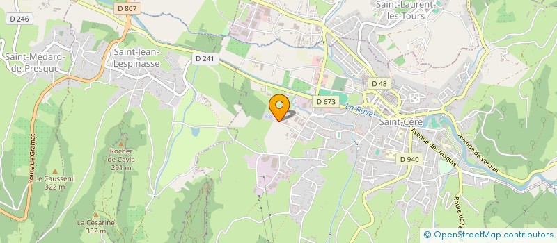 localisation de l'entreprise 751 115 668   SAINT-CERE