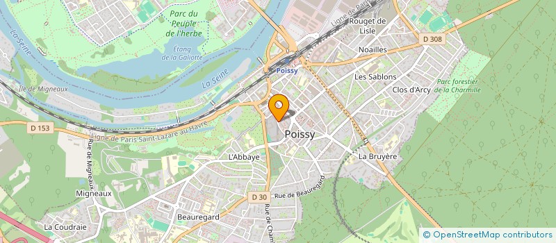 localisation de l'entreprise 751 133 489   POISSY