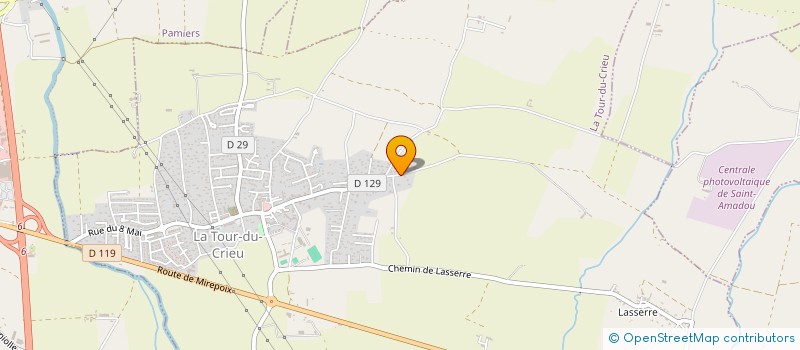 localisation de l'entreprise 751 138 330 à LA TOUR-DU-CRIEU