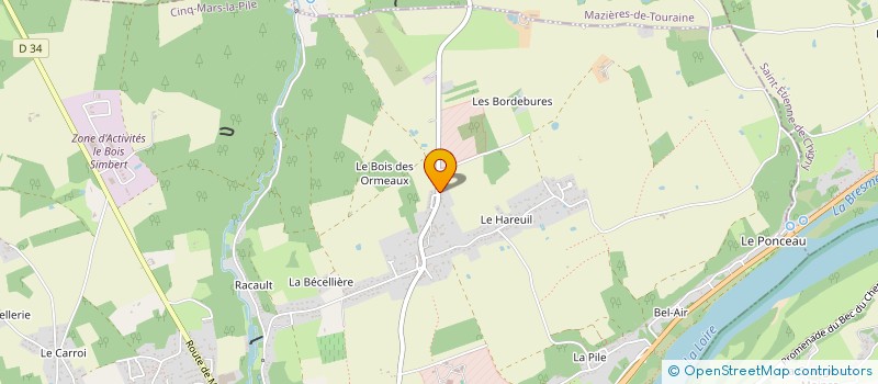 localisation de l'entreprise 751 158 650   CINQ MARS LA PILE