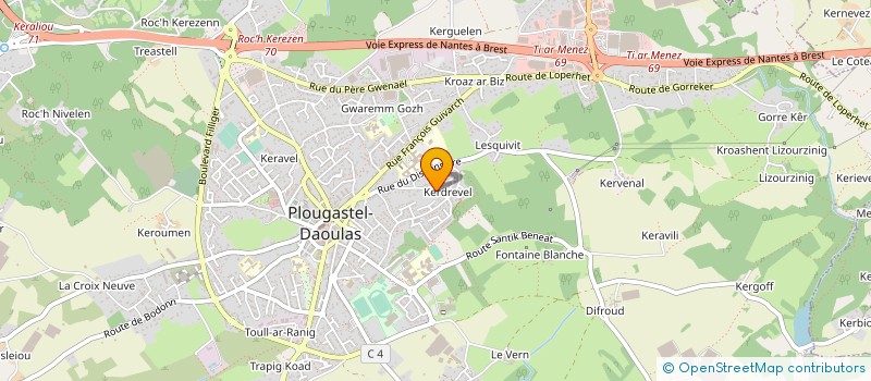 localisation de l'entreprise 751 161 118   PLOUGASTEL-DAOULAS