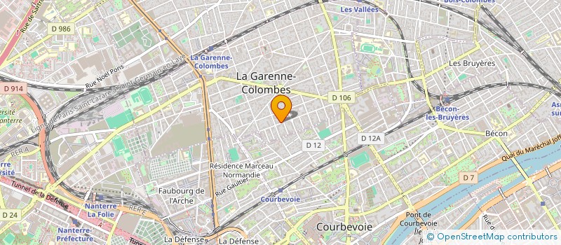 localisation de l'entreprise 751 229 022   LA GARENNE-COLOMBES