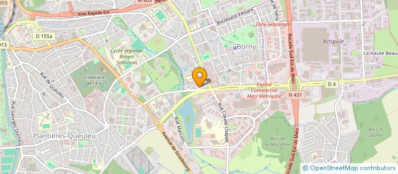 localisation de l'entreprise 751 243 270   METZ