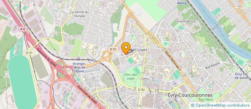 localisation de l'entreprise 751 247 107 à EVRY-COURCOURONNES