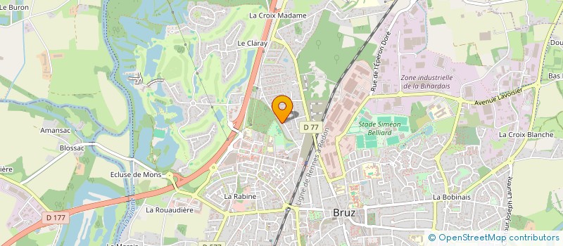 localisation de l'entreprise 751 265 067   BRUZ