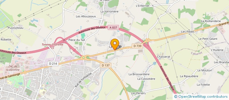 localisation de l'entreprise 751 265 117 à TONNAY-CHARENTE