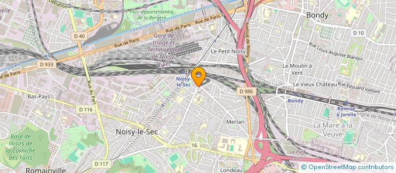 localisation de l'entreprise 751 266 305  à ROSNY-SOUS-BOIS
