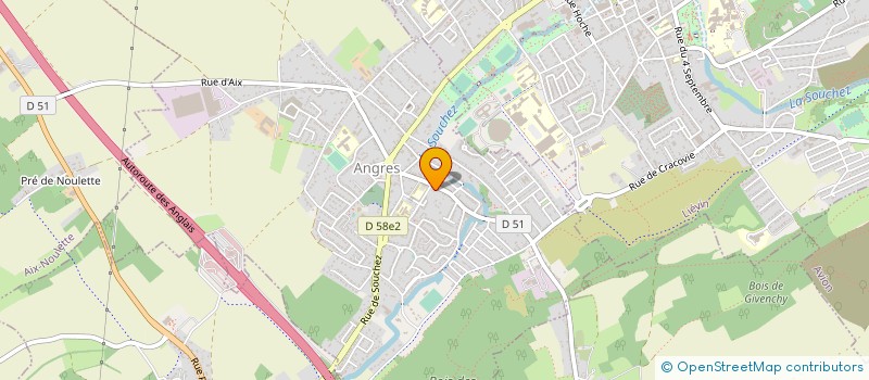 localisation de l'entreprise 751 276 833  à ANGRES