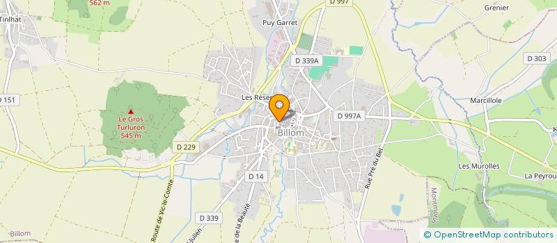 localisation de l'entreprise 751 280 660   BILLOM