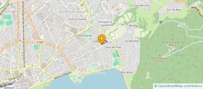 localisation de l'entreprise 751 293 135 à ANNECY