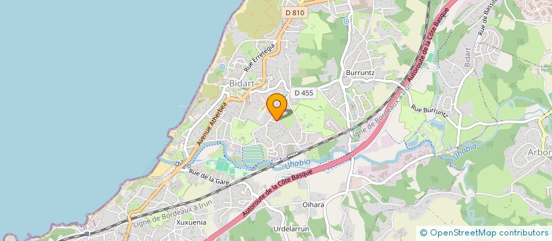 localisation de l'entreprise 751 342 510   BIDART