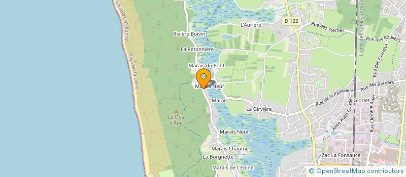 localisation de l'entreprise 751 367 442  à LES SABLES-D'OLONNE