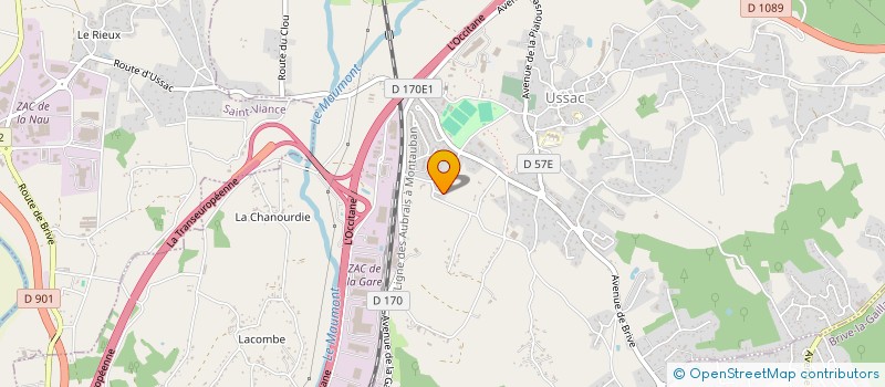 localisation de l'entreprise 751 367 863   USSAC