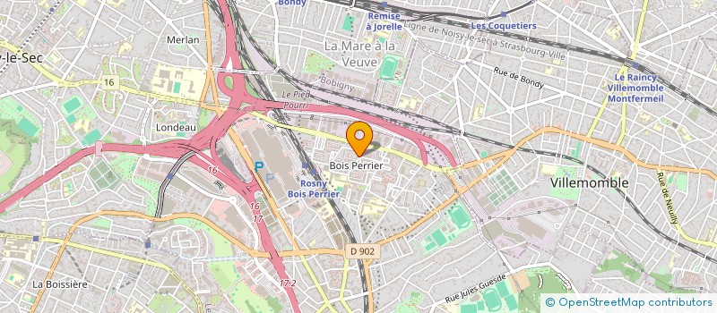 localisation de l'entreprise 751 383 639  à ROSNY-SOUS-BOIS