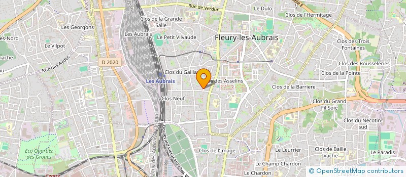 localisation de l'entreprise 751 397 902   FLEURY-LES-AUBRAIS