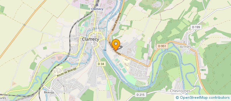 localisation de l'entreprise 751 421 124 à VILLIERS-SUR-YONNE