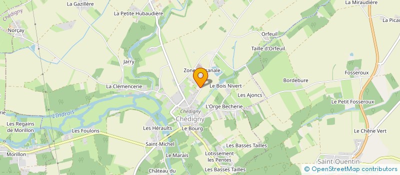 localisation de l'entreprise 751 434 523   CHEDIGNY