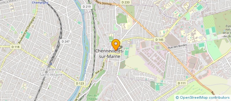 localisation de l'entreprise 751 458 571   CHENNEVIERES-SUR-MARNE